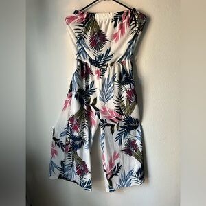 Strapless Purple Snow Jumpsuit size M